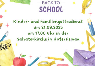 Gottesdienst zum Schulbeginn